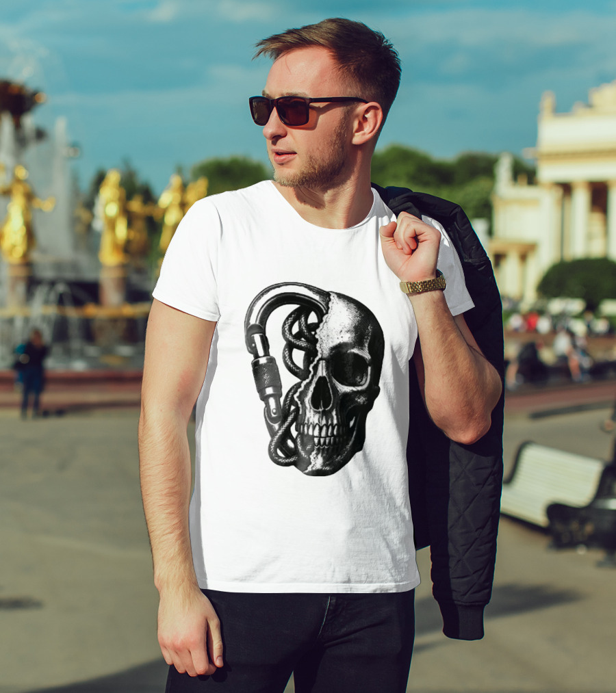 Skull Carabiner Snake T-Shirt