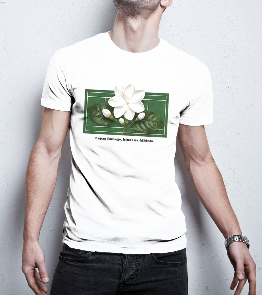 Alex Eala Sampaguita Kapag Lumago Tennis Court Motif T-Shirt