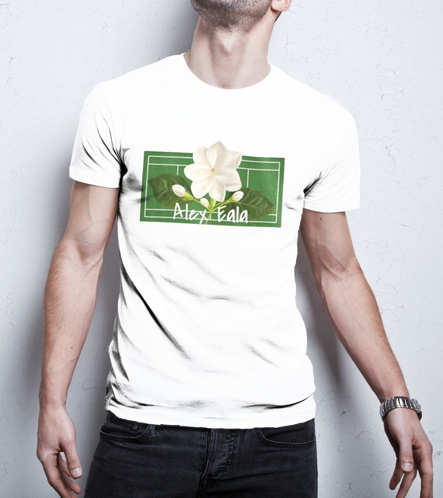 Alex Eala Sampaguita Tennis Court Blossom T-Shirt