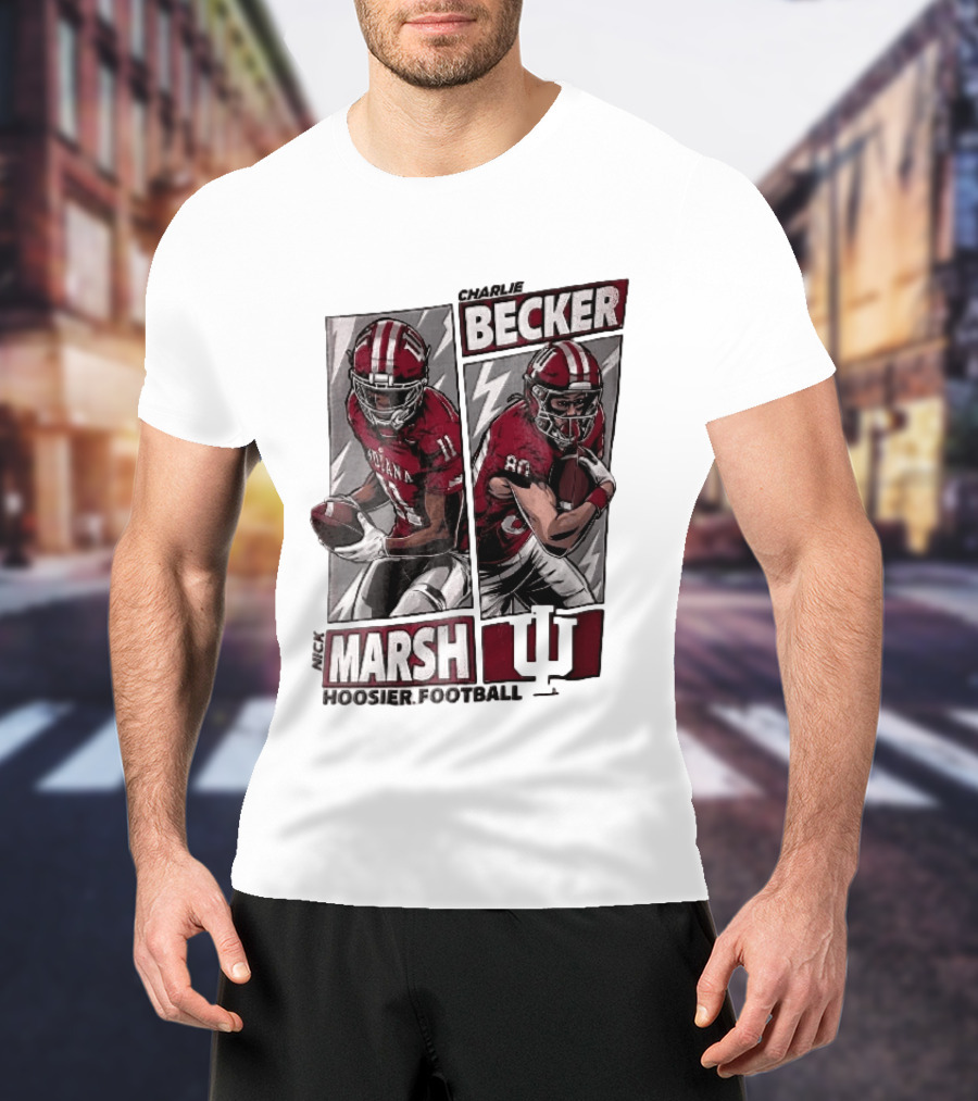 Charlie Becker Nick Marsh Hoosier Football Indiana Players T-Shirt