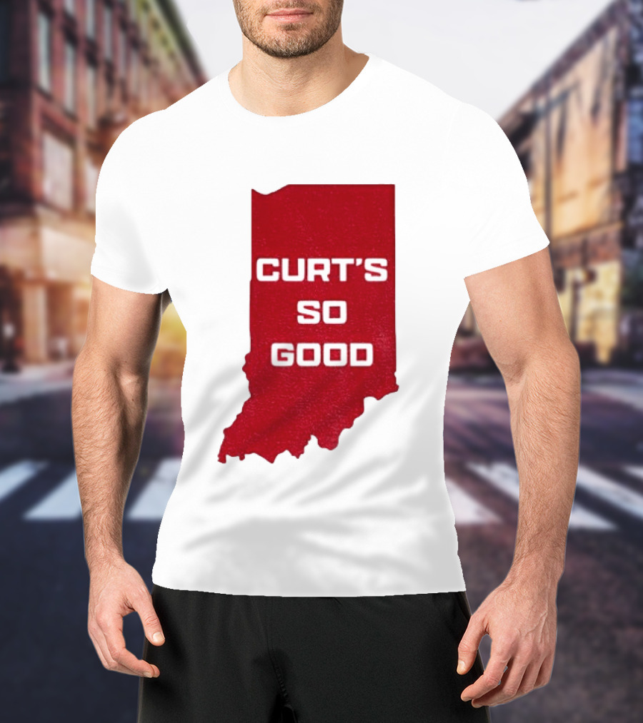 Indiana Hoosier Football Curt's So Good T-Shirt