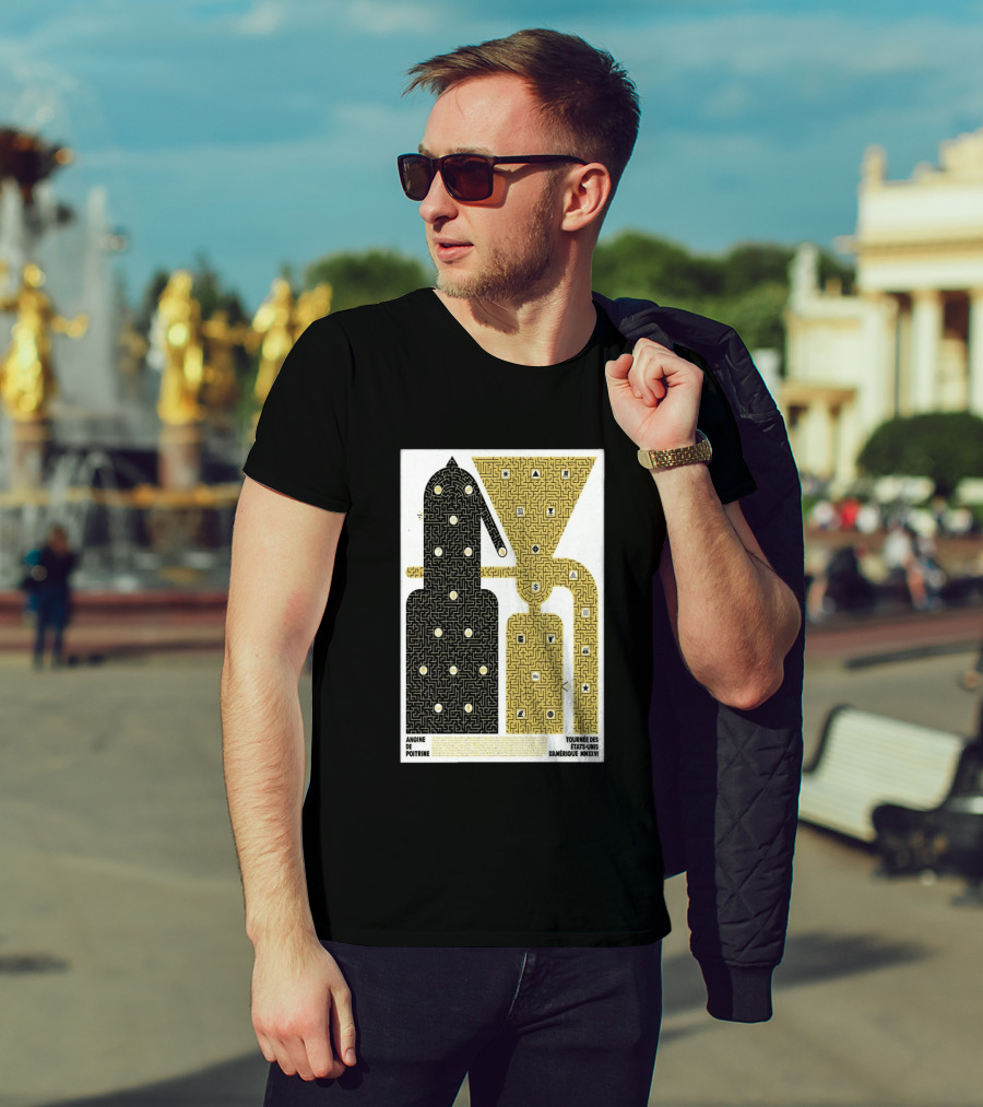 Angine De Poitrine Tournée Des États Unis D'Amérique MMXXVI Tour Music Limited T-Shirt