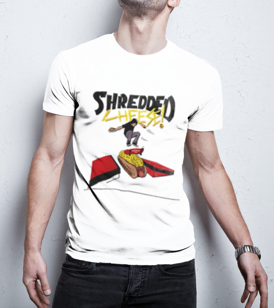 Shredded Cheese Chili Skateboard Camp Washington T-Shirt