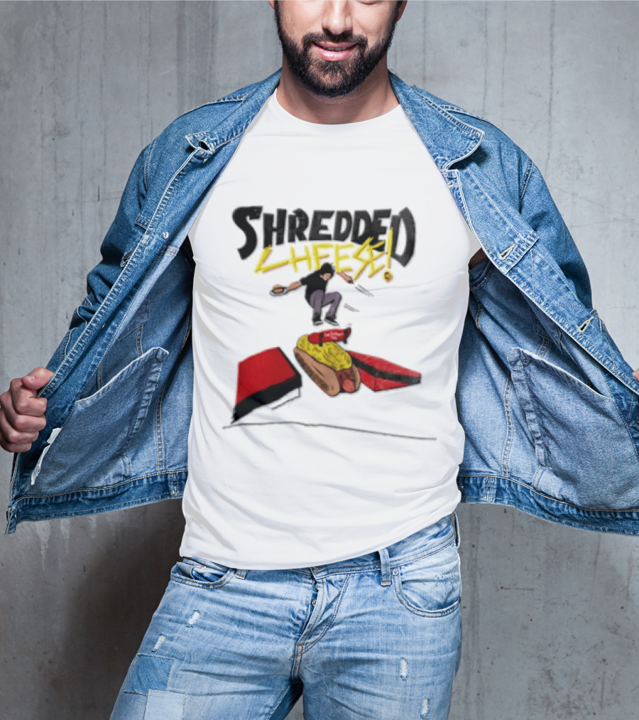 Shredded Cheese Chili Skateboard Camp Washington T-Shirt
