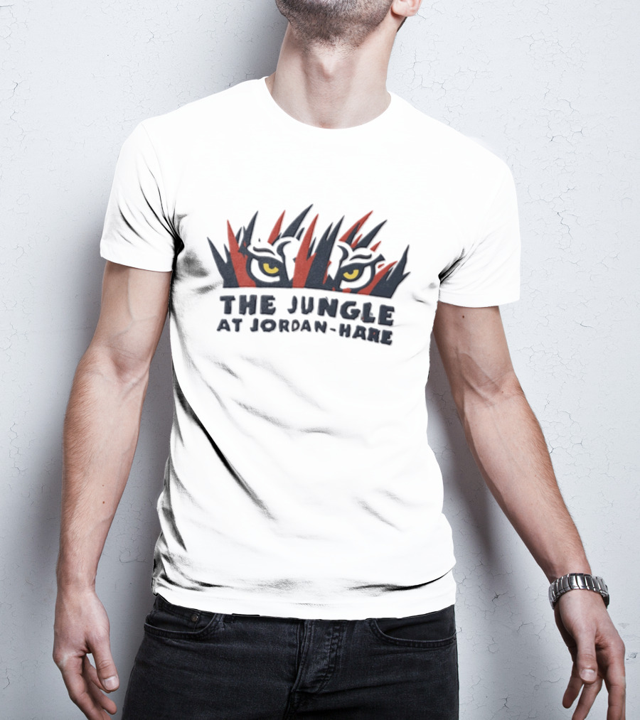The Jungle At Jordan Hare Auburn University Tigers Football Eyes T-Shirt
