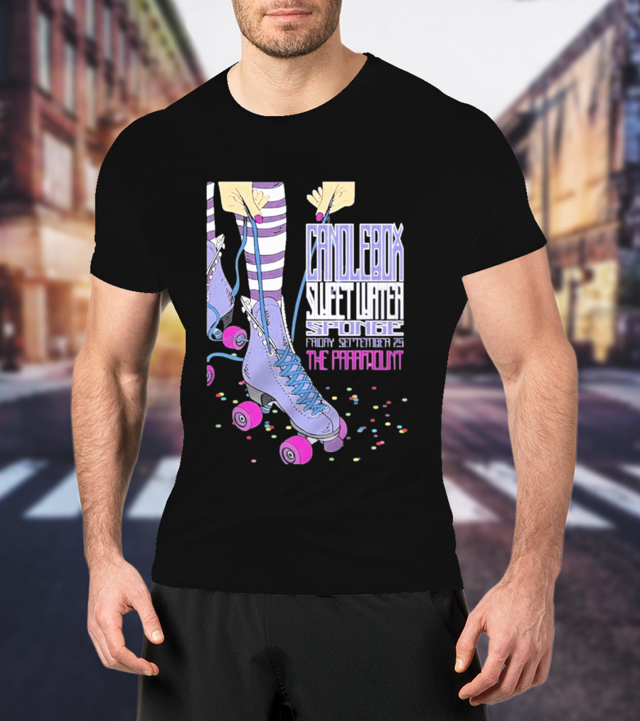Candlebox Sweetwater Sponge September 26 2026 The Paramount Roller Skates Event T-Shirt