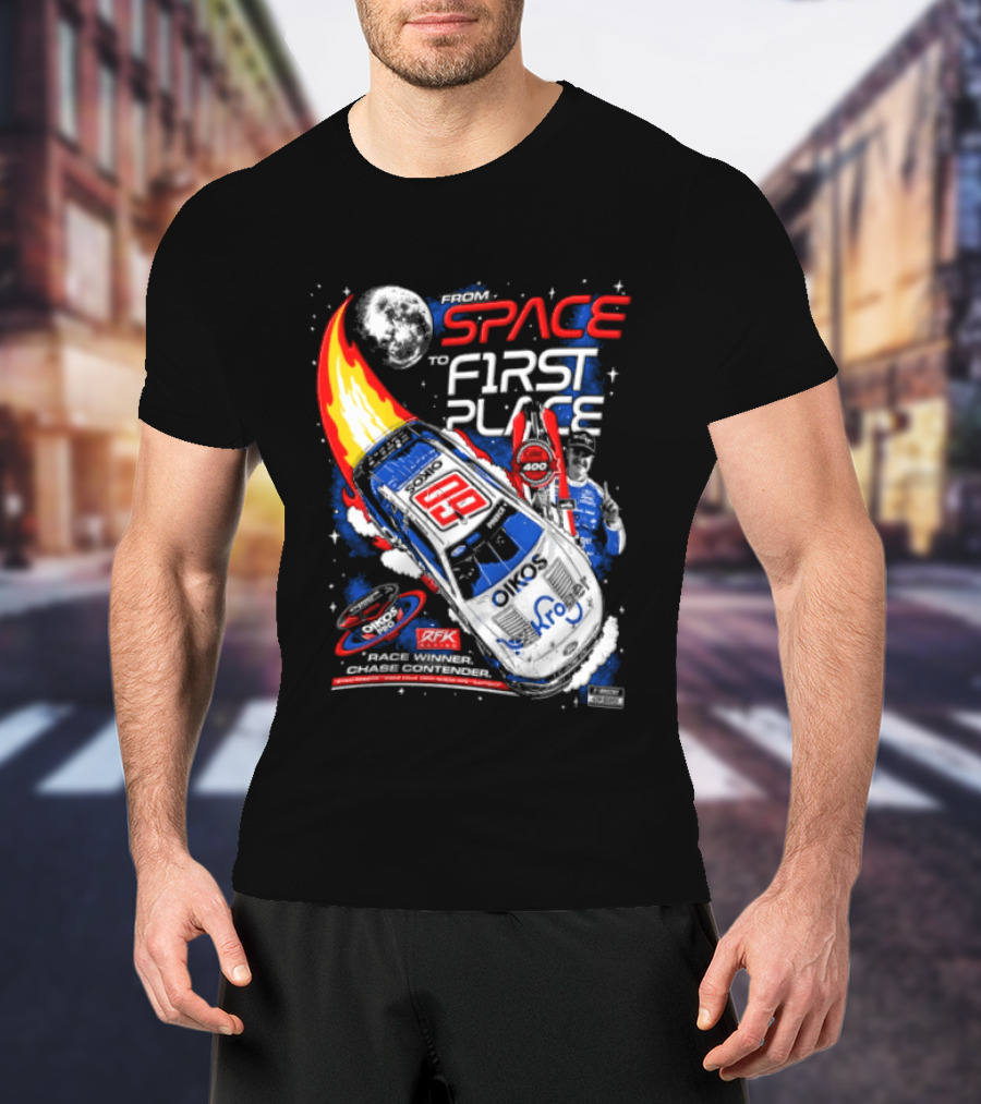 Space To First Place Daytona RFK Racing 2023 NASCAR Win T-Shirt