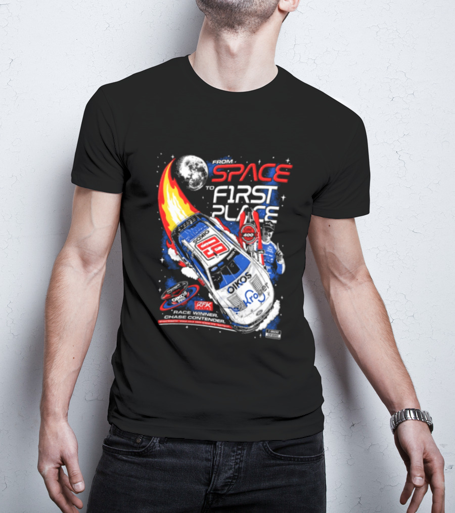 Space To First Place Daytona RFK Racing 2023 NASCAR Win T-Shirt