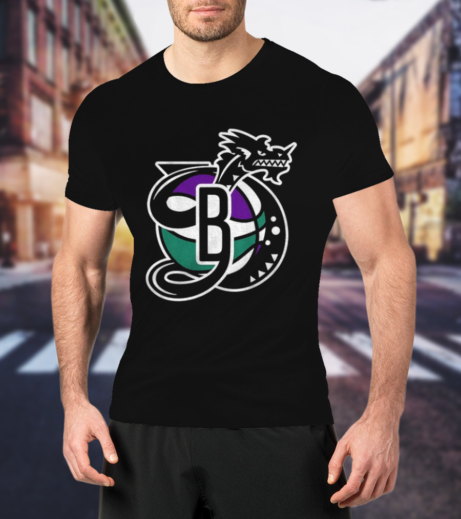 Swamp Dragons Basketball Team Emblem With Dragon And Ball T-Shirt