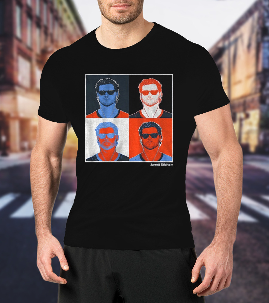 Jarrett Stidham Pop Art Denver Broncos Football Player T-Shirt