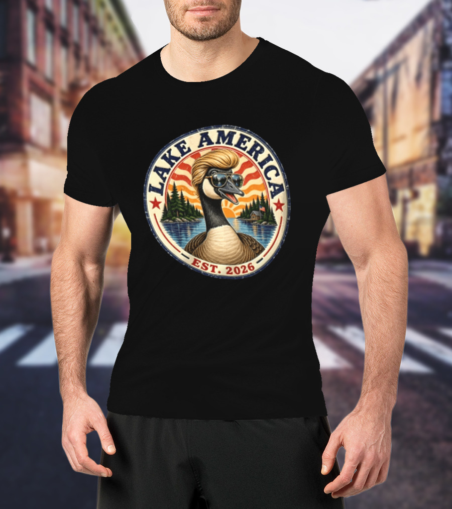 Lake America Goose Est. 2026 Outdoor Adventure T-Shirt