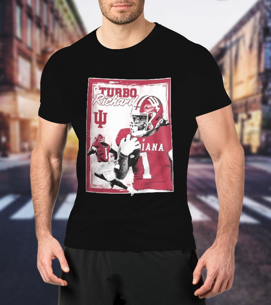 Turbo Richard Indiana Football Player IU Sports Helmets T-Shirt