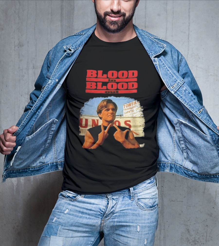Blood In Blood Out Hand Gesture Tortillas Tamales Carnitas Image T-Shirt