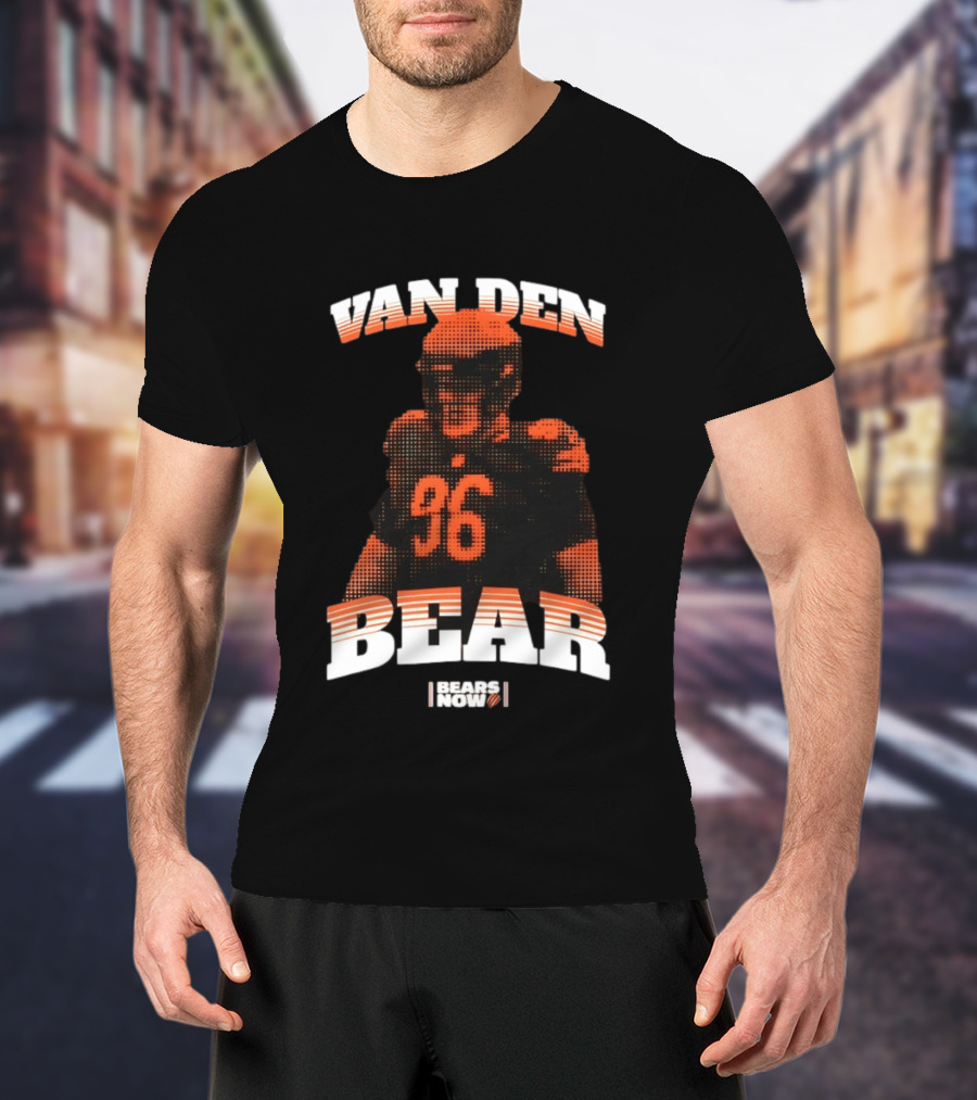 Van Den Bear Chicago Bears 36 T-Shirt