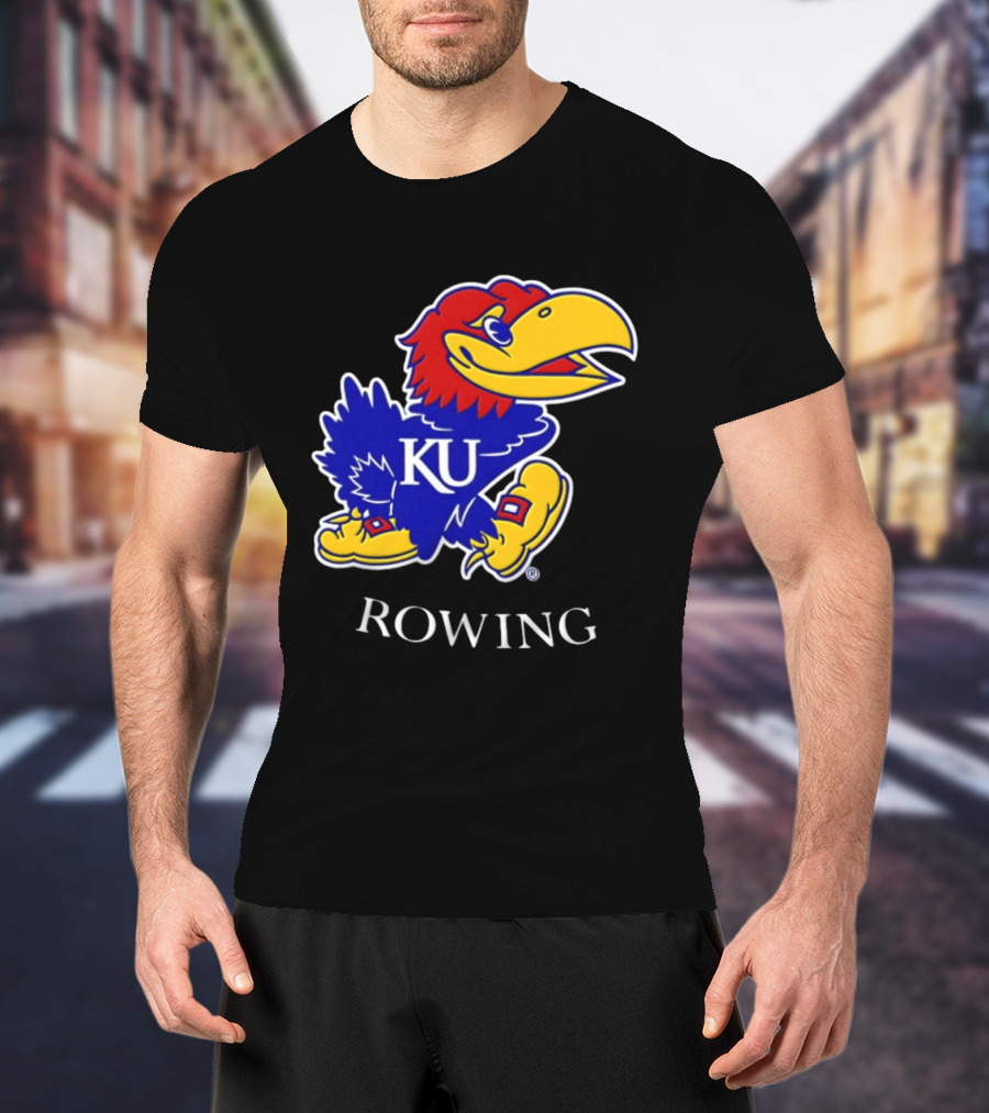 Kansas Jayhawks KU Rowing T-Shirt