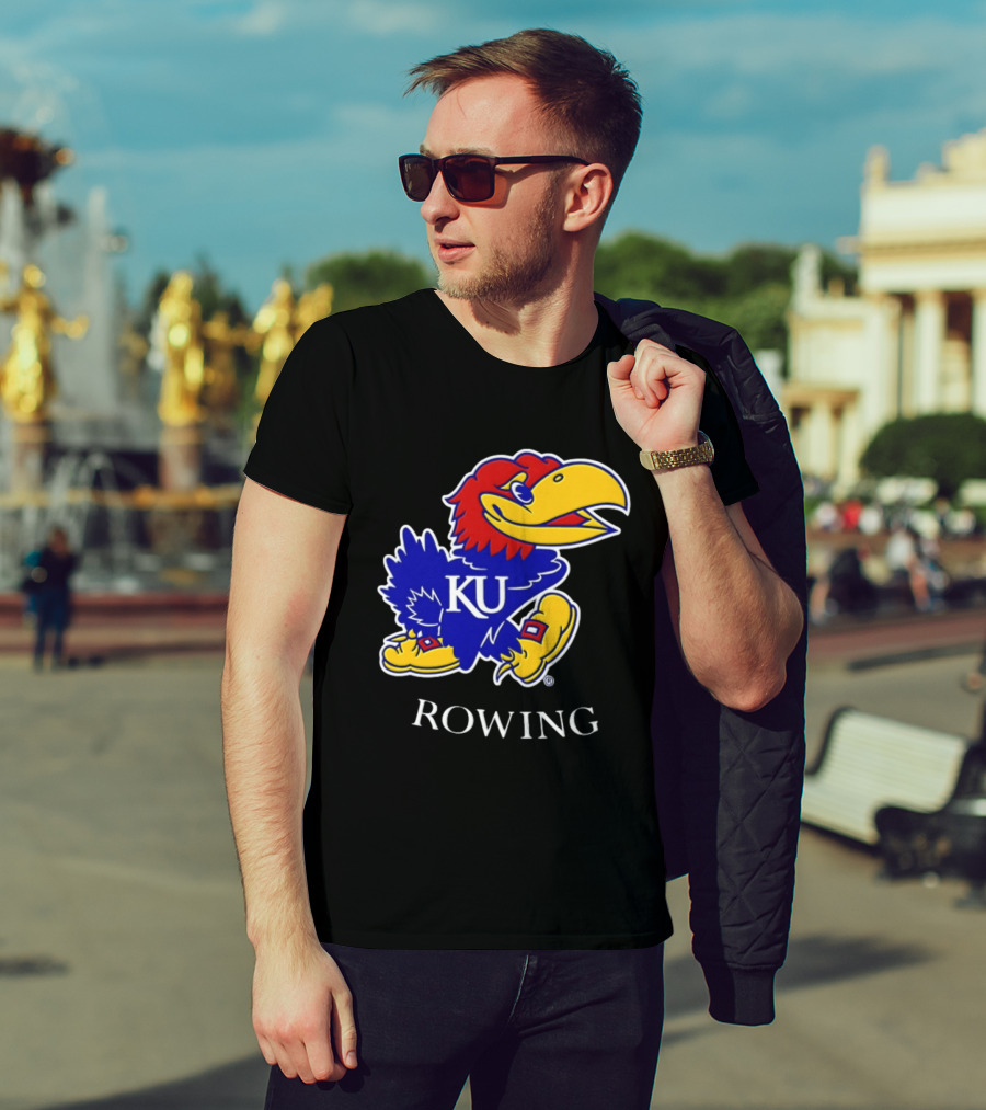 Kansas Jayhawks KU Rowing T-Shirt