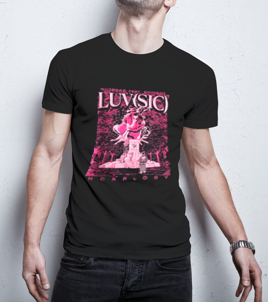 Nujabes Feat Shing02 Luv Sic Hexalogy Pink Statue Visual T-Shirt