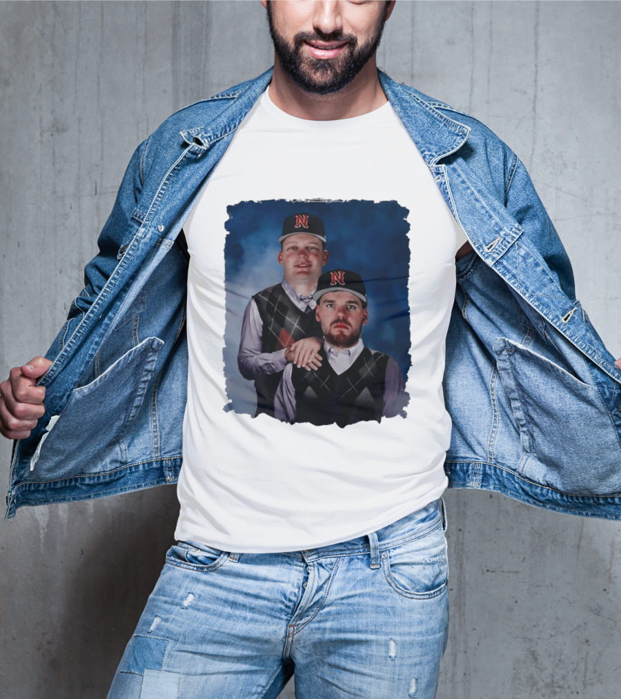 Brock Wilken And Luke Step Brothers N Cap Baseball T-Shirt