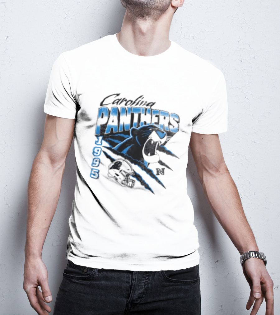 Carolina Panthers 1995 Bagheera All Star Scratch Claws T-Shirt