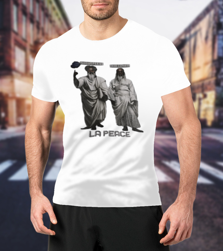 LA Peace Kai Cenat Speed Greek Statue Fashion Vibe T-Shirt