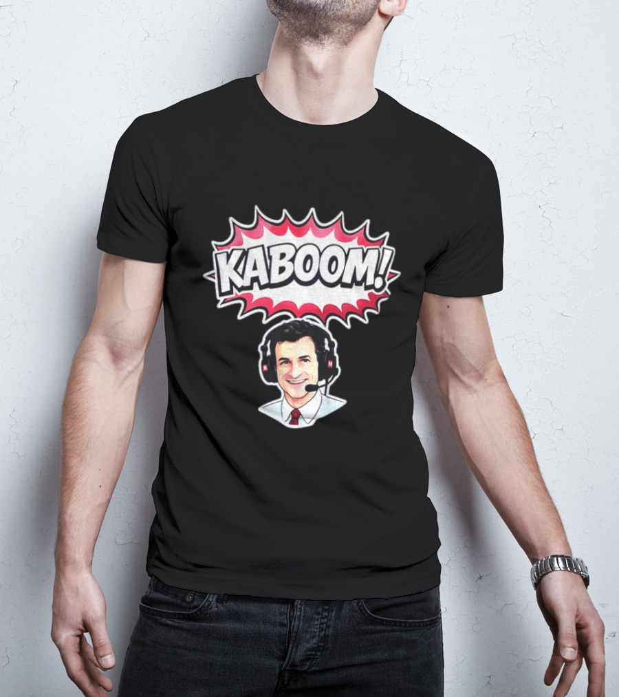 Fred Hoiberg Nebraska Coach Kaboom Kaboom! T-Shirt