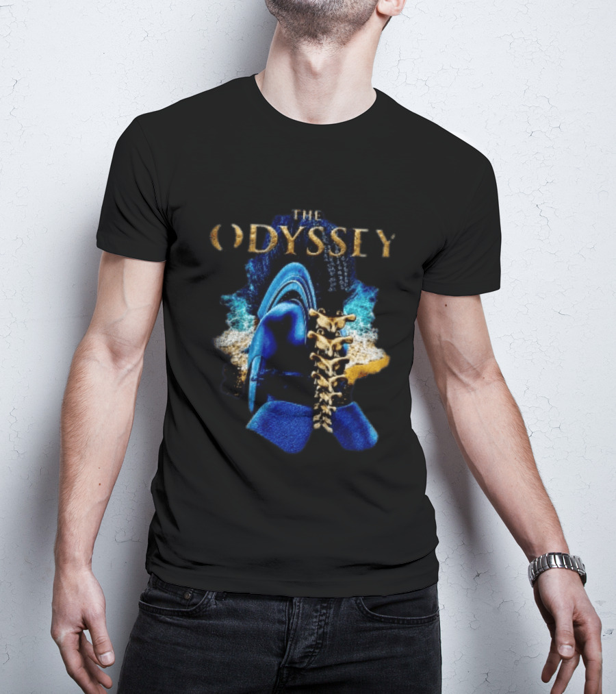 The Odyssey Warrior Helmet Spinal Cord Spine T-Shirt