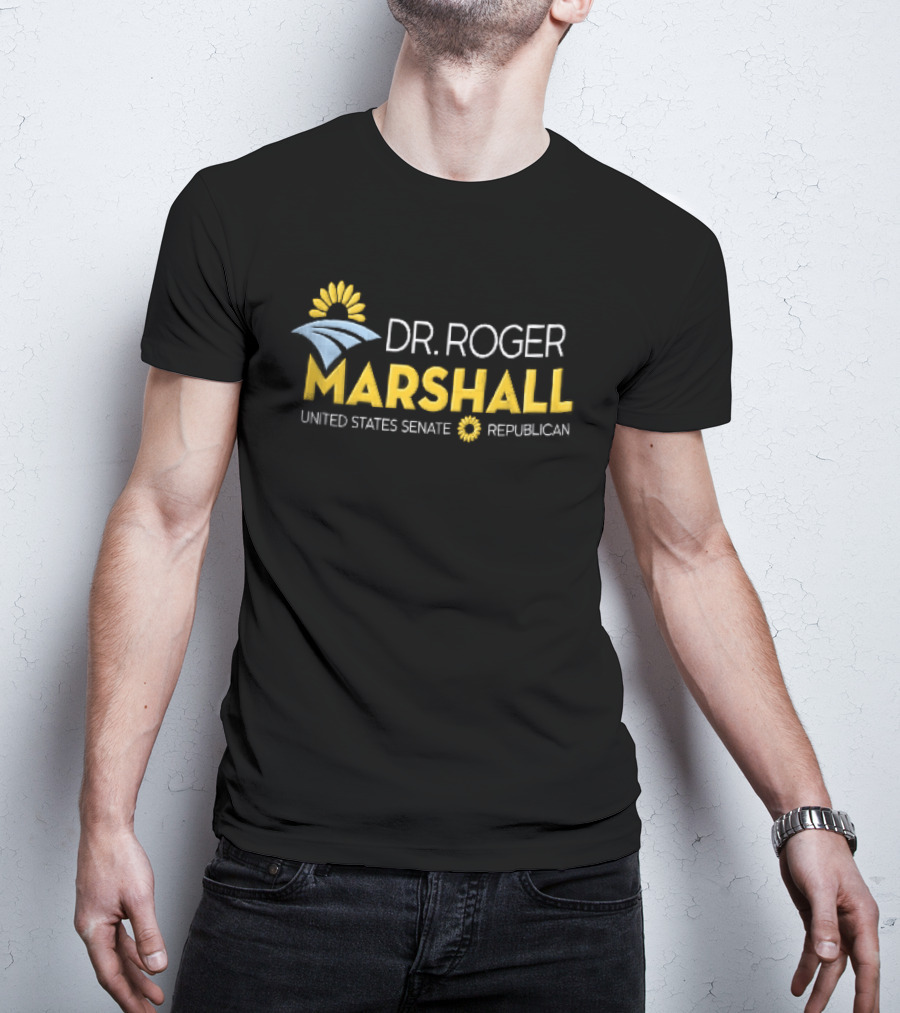 Dr Roger Marshall Sunflower United States Senate Republican T-Shirt