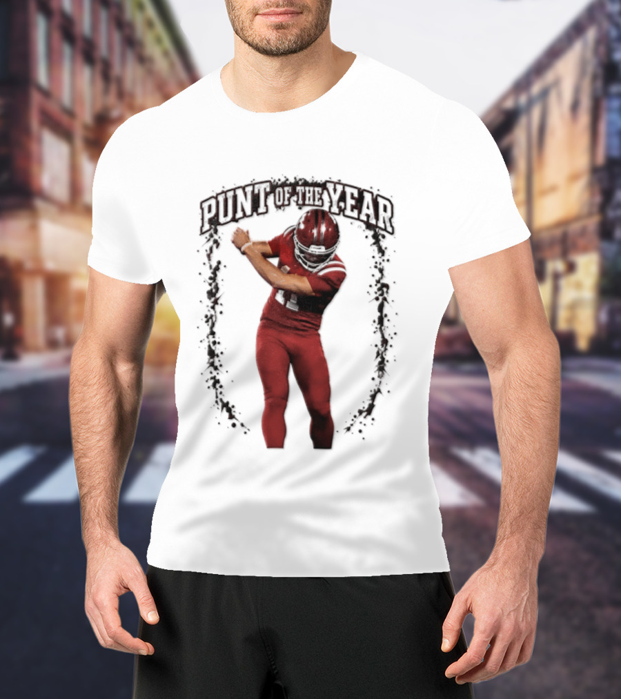 Punt Of The Year Wisconsin Football Dab Celebration T-Shirt