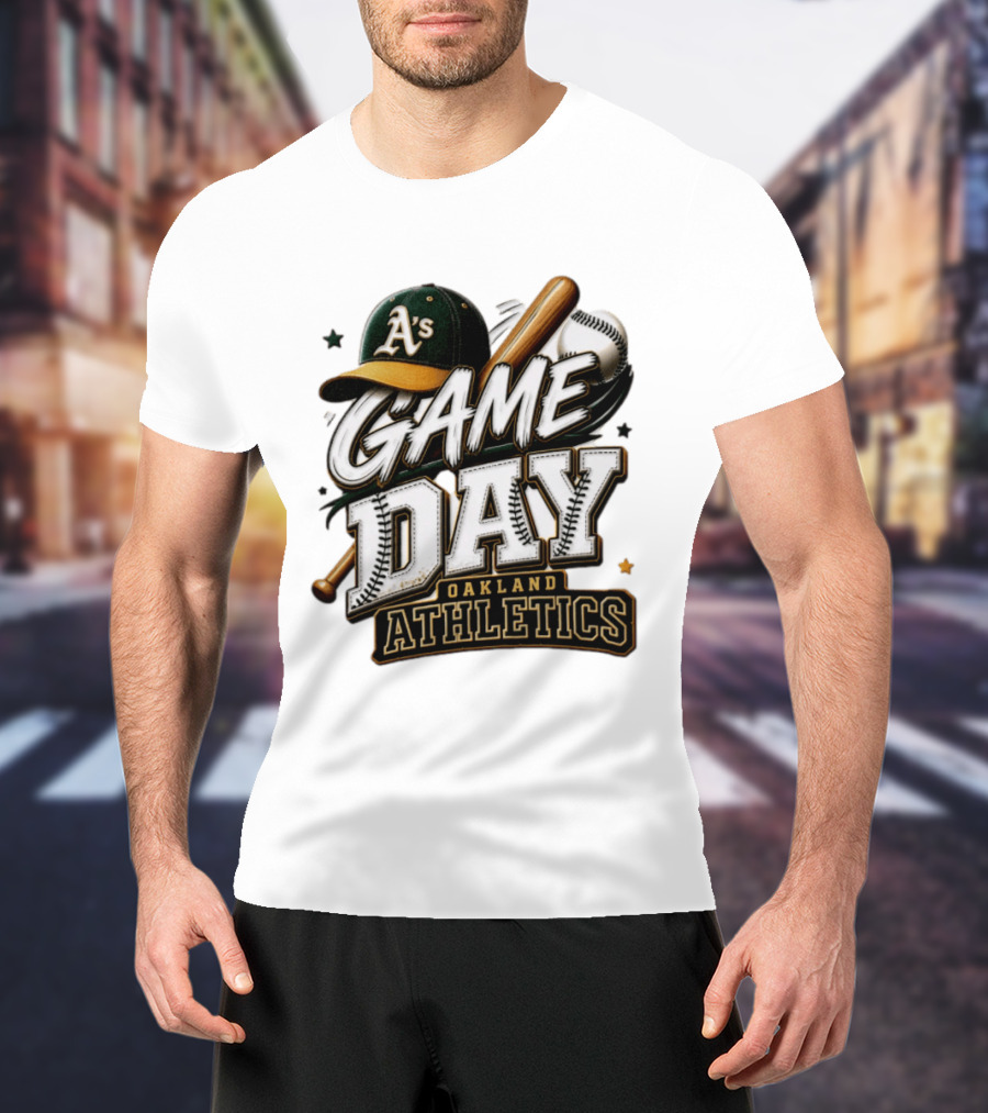 Oakland Athletics MLB Game Day A's Baseball 2026 T-Shirt