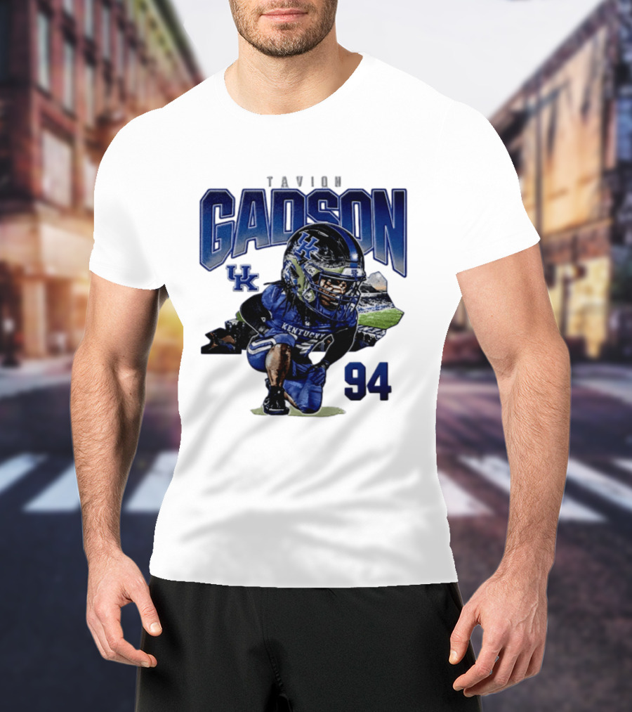 Tavion Gadson Kentucky Wildcats Football 94 UK T-Shirt