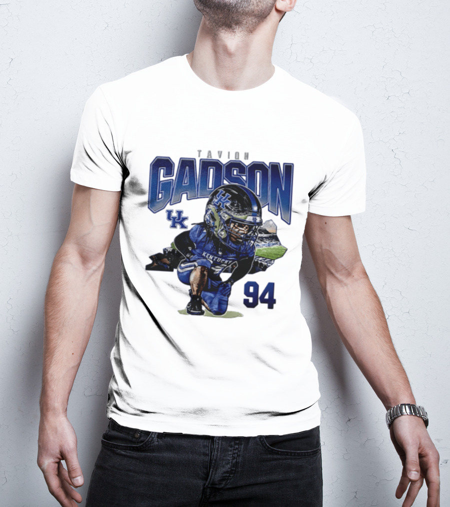 Tavion Gadson Kentucky Wildcats Football 94 UK T-Shirt