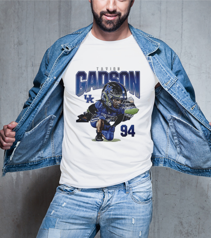 Tavion Gadson Kentucky Wildcats Football 94 UK T-Shirt