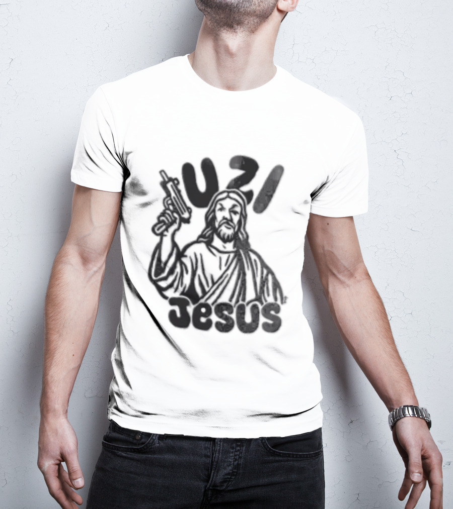 Uzi Jesus Iconic Urban Style Trend T-Shirt