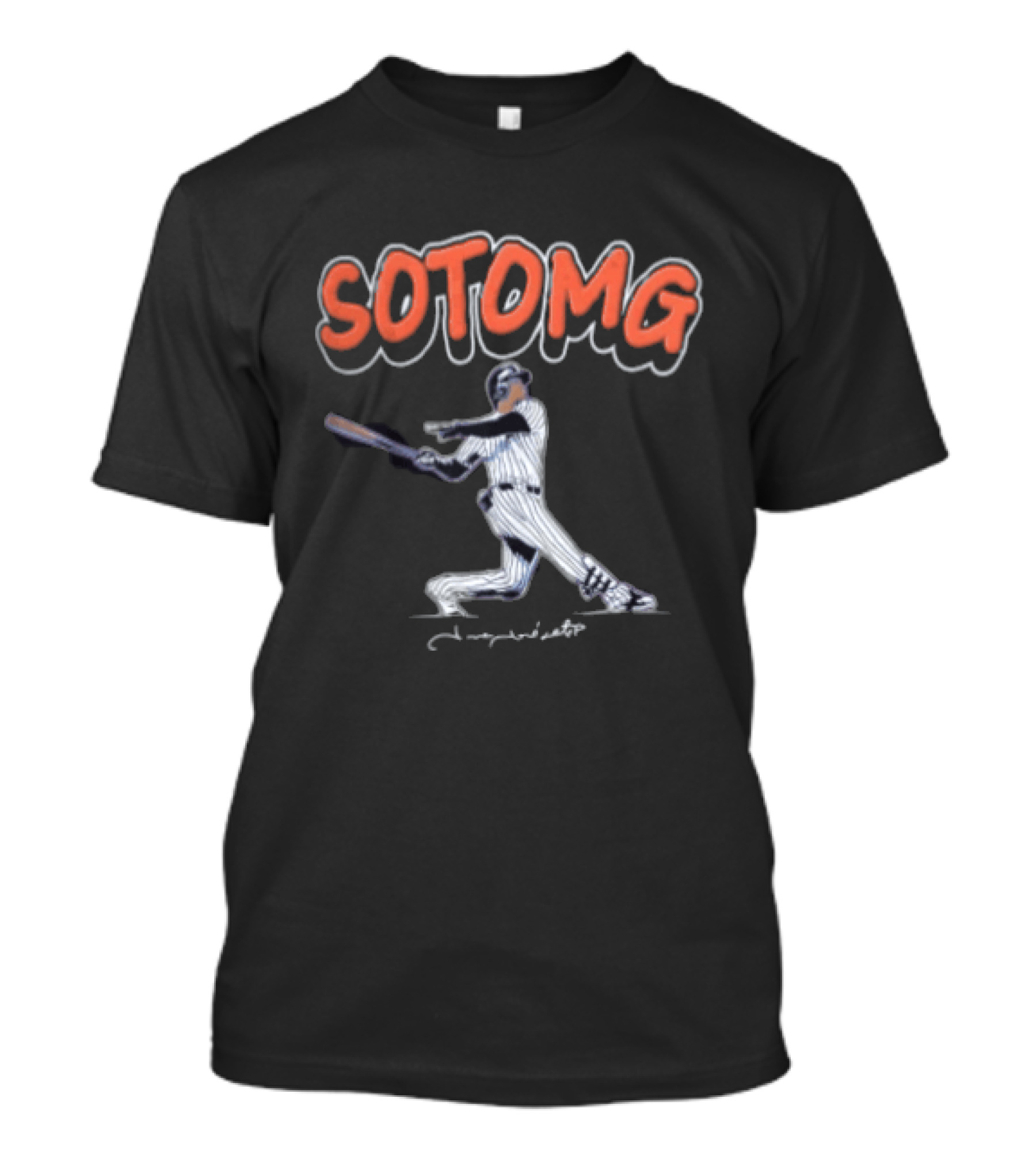 Juan Soto Sotomg New York Mets Baseball MLB Player Yankees Pinstripe Jersey T-Shirt