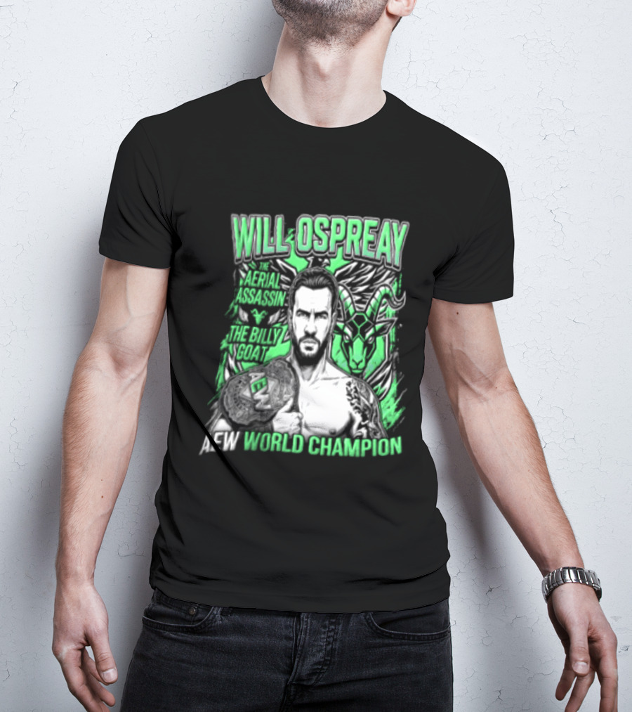 Will Ospreay Aerial Assassin Billy Goat World Champion T-Shirt