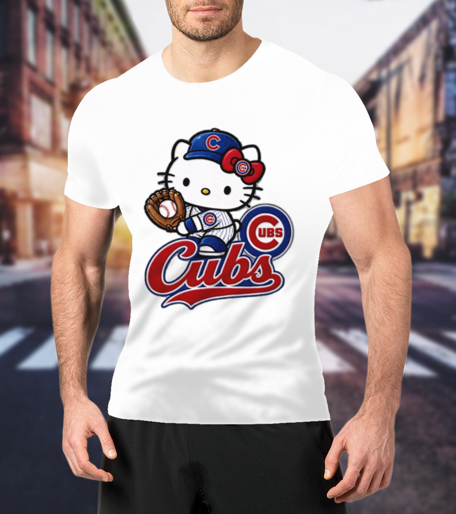 Hello Kitty Cubs 2026 MLB Baseball Chicago T-Shirt