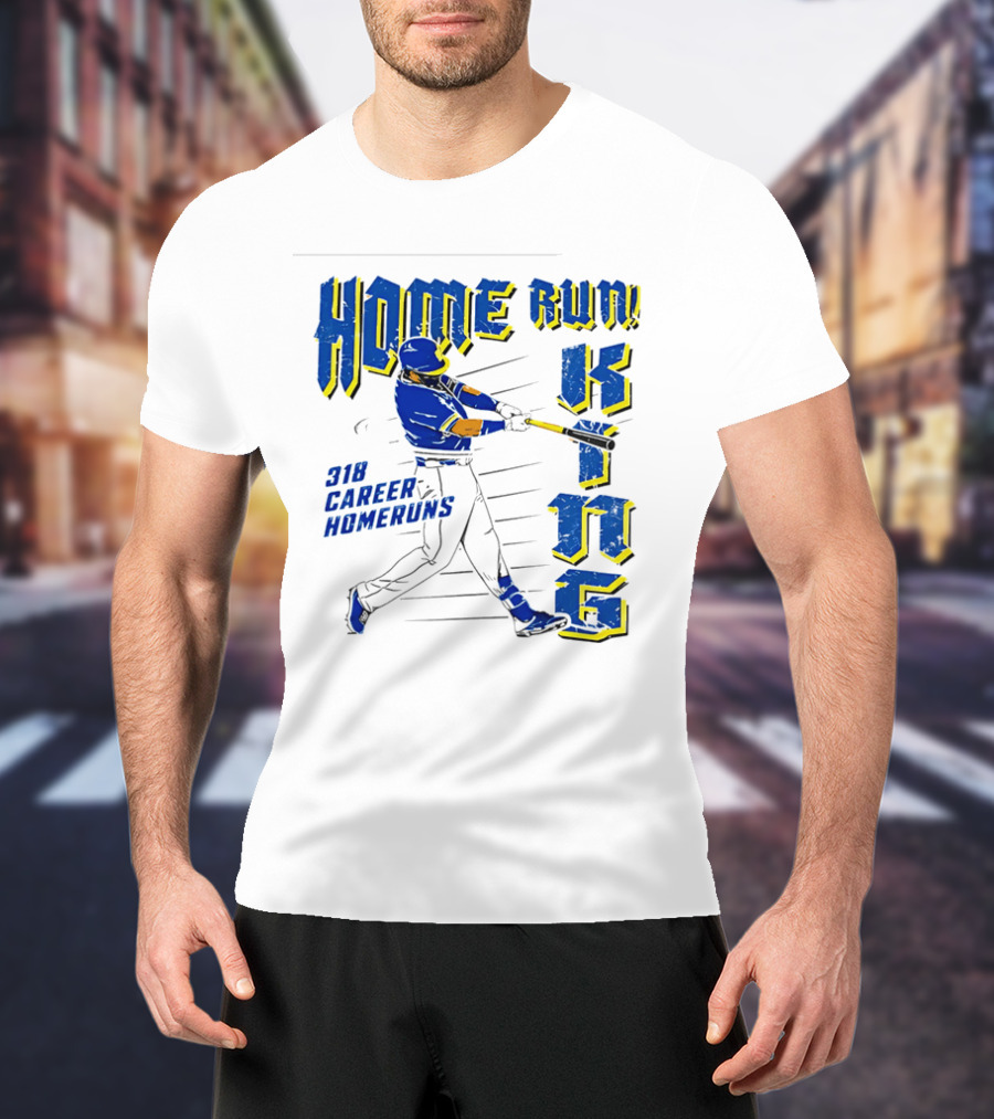 Home Run King 318 Career Homeruns Baseball Player T-Shirt