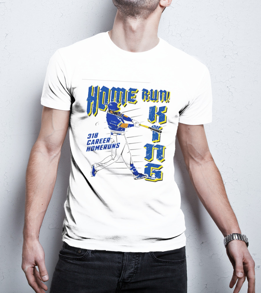 Home Run King 318 Career Homeruns Baseball Player T-Shirt
