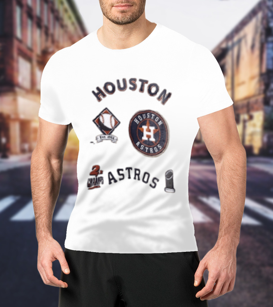 Houston Astros 2x Champs Baseball EST 1962 T-Shirt