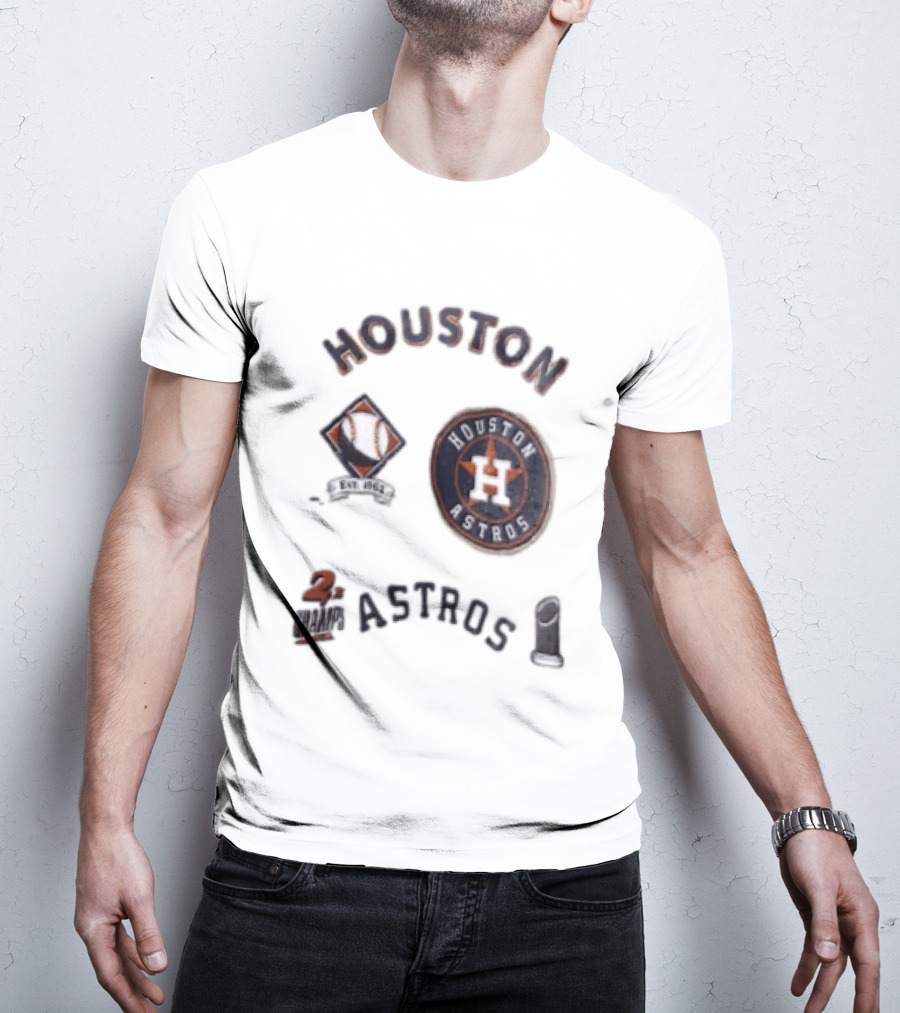 Houston Astros 2x Champs Baseball EST 1962 T-Shirt