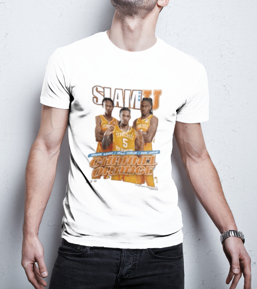 Slam University Tennessee Channel Orange Jordan Gainey Zakai Zeigler Chaz Lanier T-Shirt