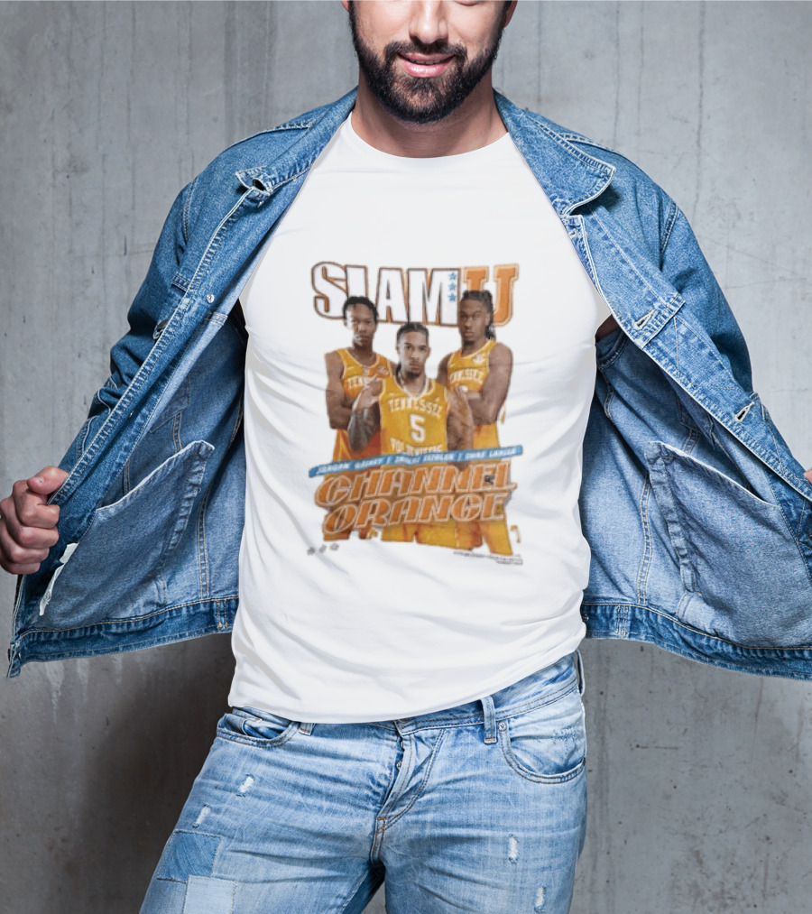 Slam University Tennessee Channel Orange Jordan Gainey Zakai Zeigler Chaz Lanier T-Shirt