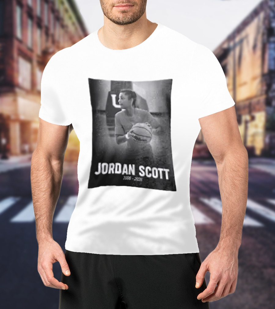 Jordan Scott Basketball Tribute 2006 2026 RIP Memories T-Shirt