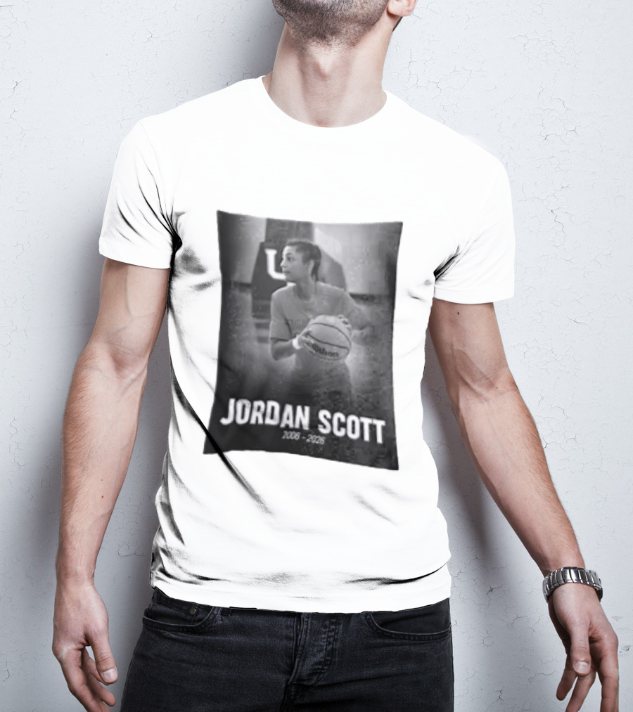 Jordan Scott Basketball Tribute 2006 2026 RIP Memories T-Shirt