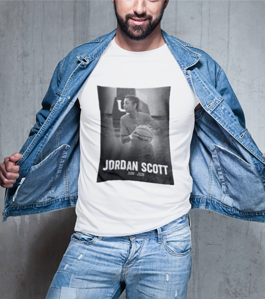 Jordan Scott Basketball Tribute 2006 2026 RIP Memories T-Shirt