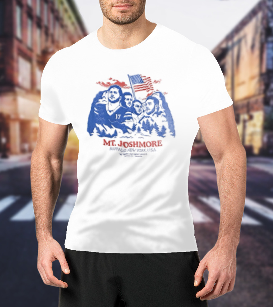 Mt. Joshmore Buffalo New York USA Josh Allen Football Fans Collectible T-Shirt