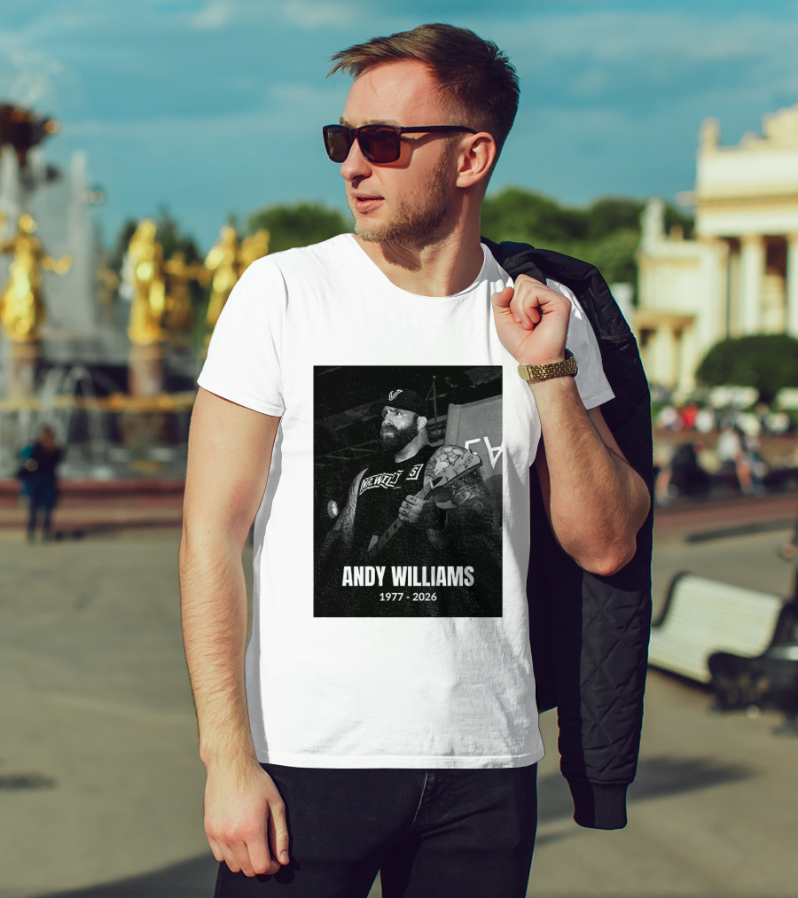 Andy Williams 1977 2026 Every Time I Die T-Shirt