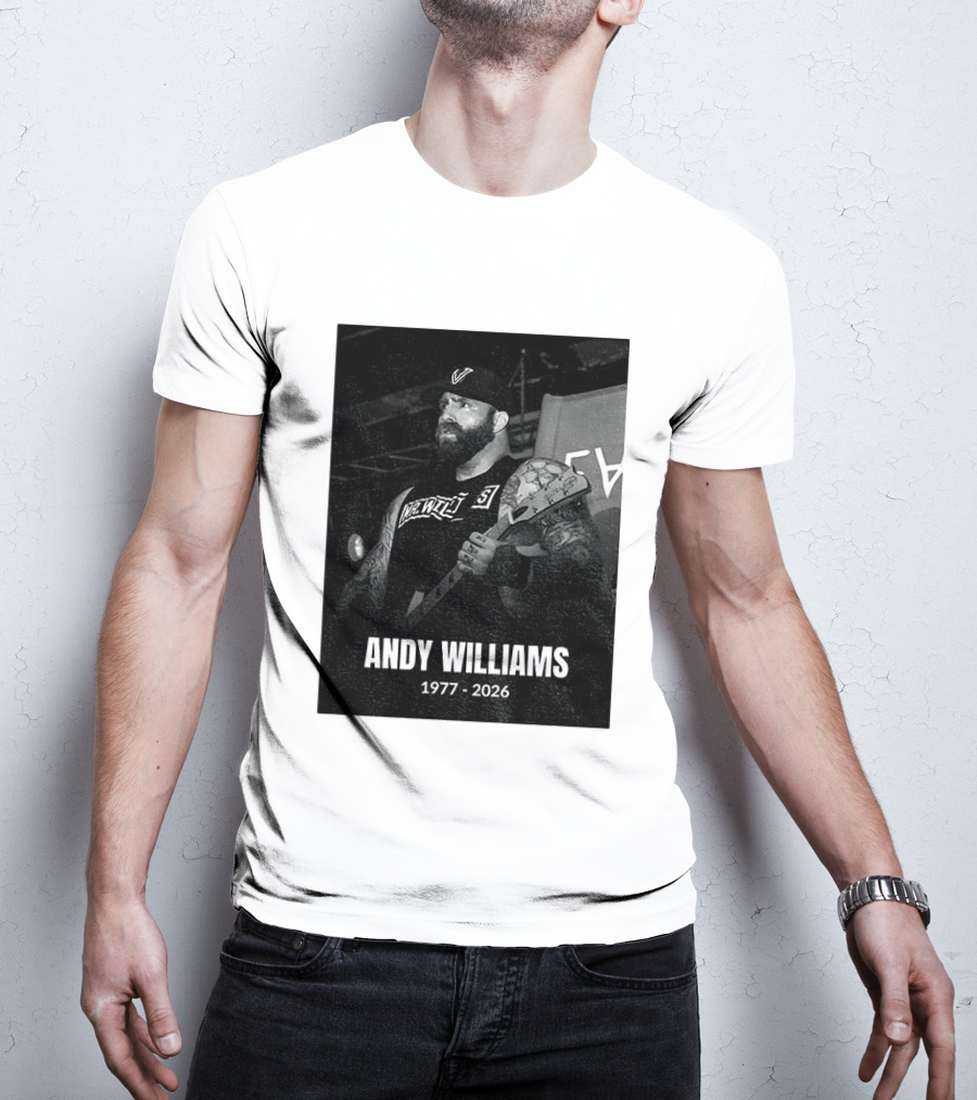 Andy Williams 1977 2026 Every Time I Die T-Shirt