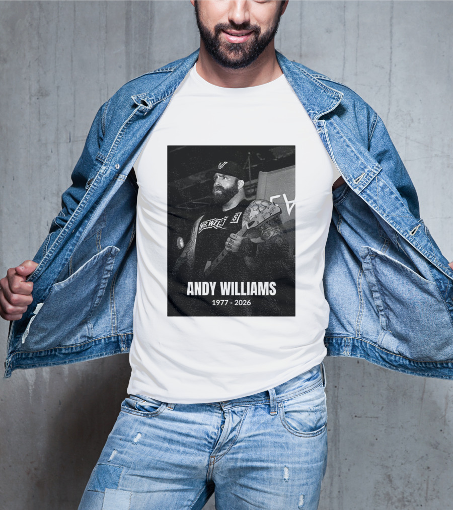 Andy Williams 1977 2026 Every Time I Die T-Shirt