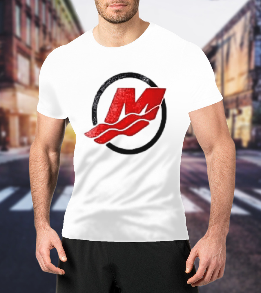 Motorsport Oversized Red M With Wave Racing T-Shirt